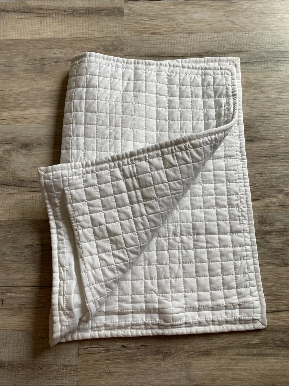 Hotel Collection Quilted White Pillow Sham